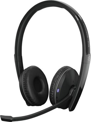 EPOS On Ear Headset Bluetooth Stereo Schwarz Noise Cancelling Lautstärkeregelung, Mikrofon-Stummschaltung Telefon