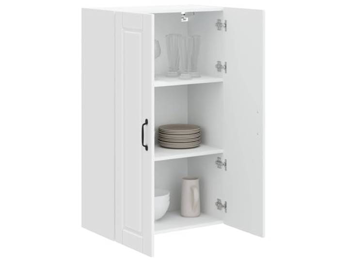 vidaXL Wandschrank Porto Hochglanz Weiß 60 x 31 x 100 cm Holzwerkstoff