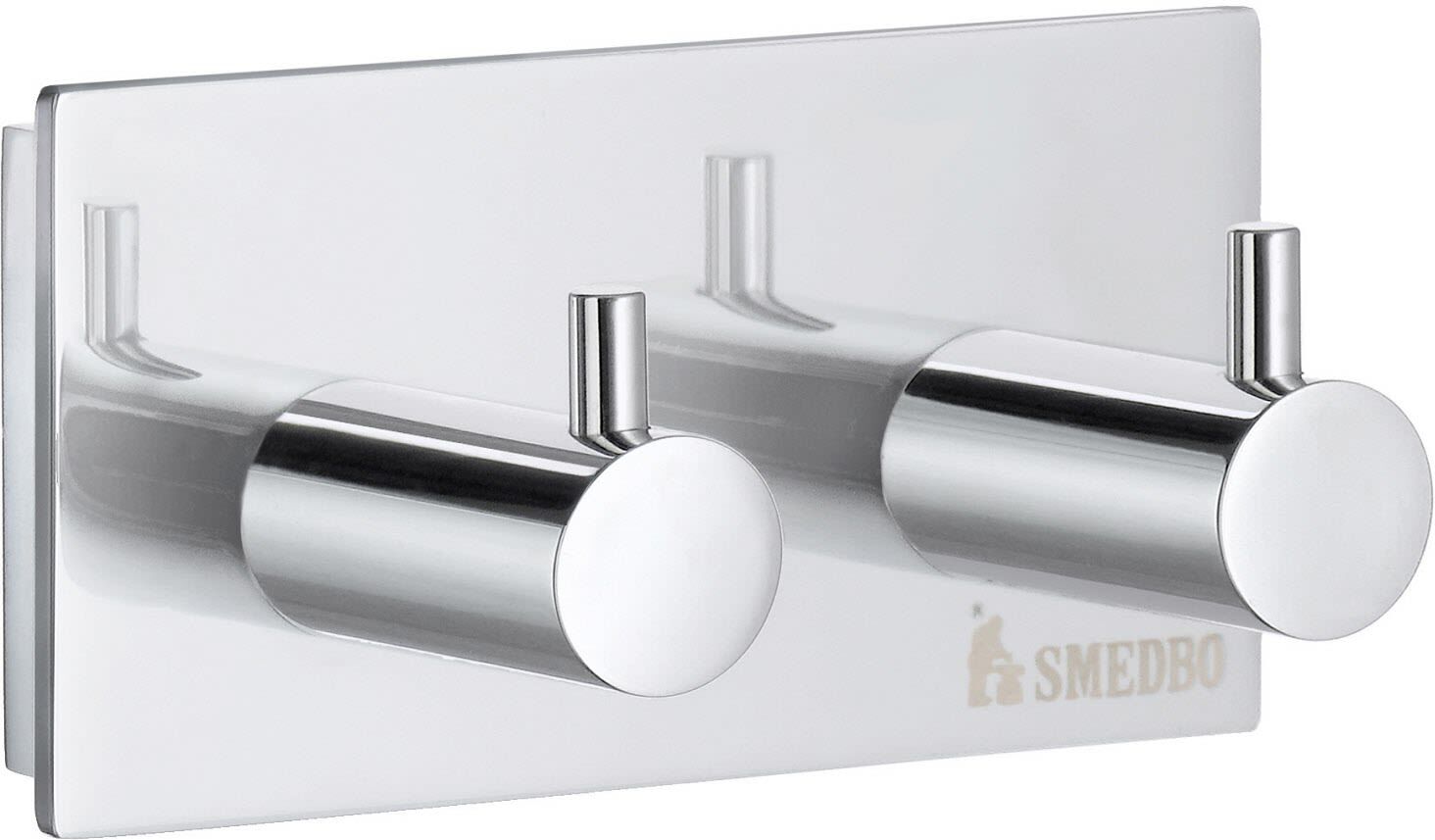 Smedbo Pool doppelter Haken, Accessoires, ZK356, chrom