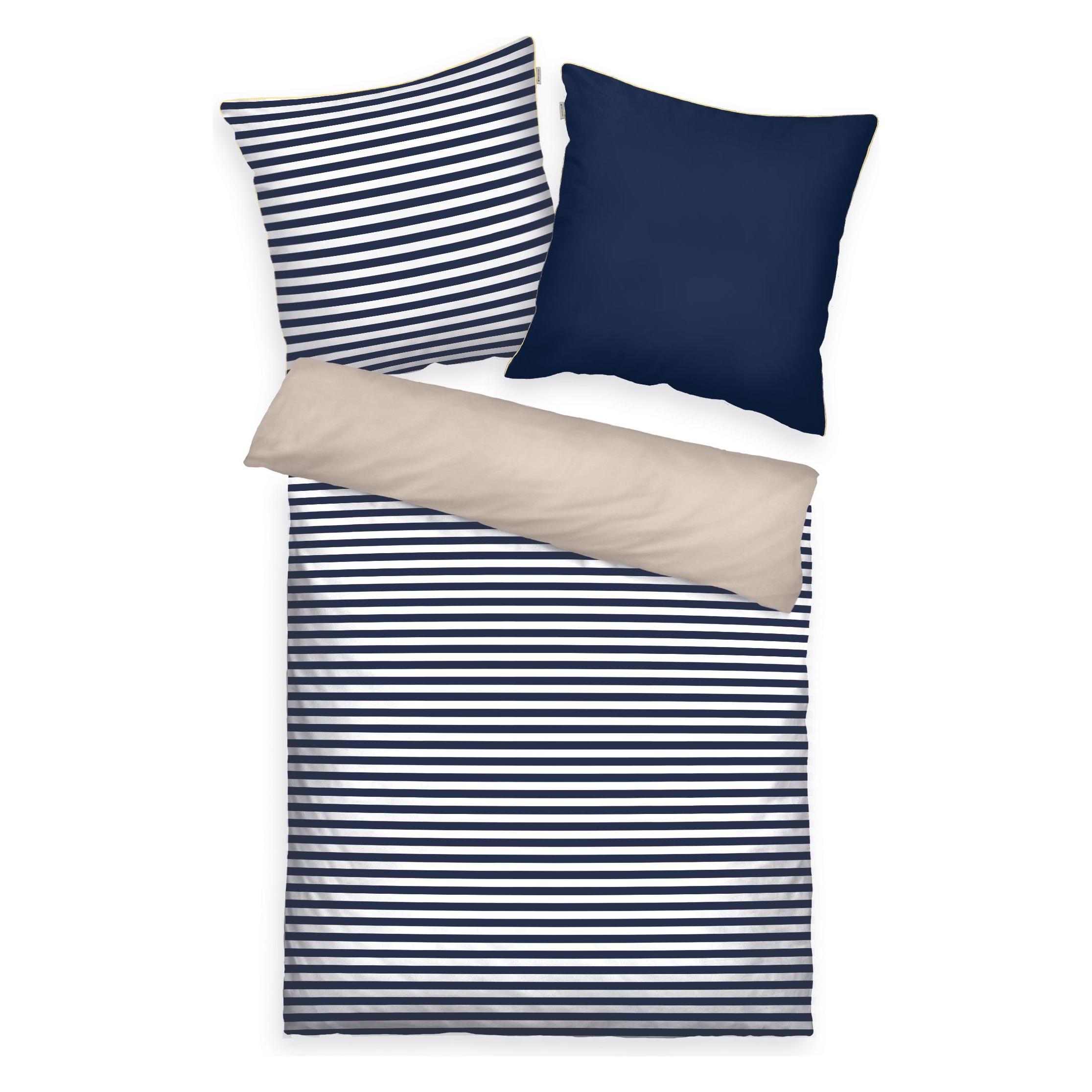 Tom Tailor Perkal Streifen Dark Navy/Sunny Sand (44829039)