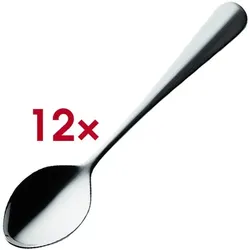 Solex 12er Pack Kaffee-/Teelöffel »Baguette« silber