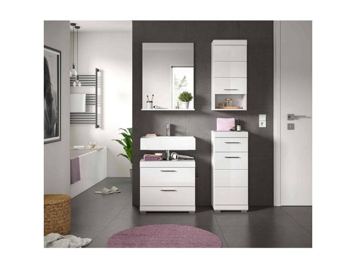 BADEZIMMER Scout Weiß B: 134 cm