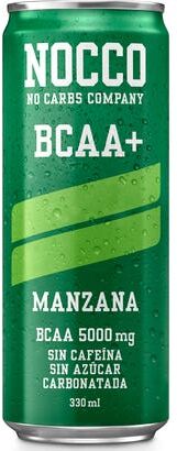 Nocco Bebida Energética Manzana BCAA+ sin Cafeína 330ml