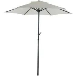 VCM Sonnenschirm / Balkonschirm ø200 cm beige