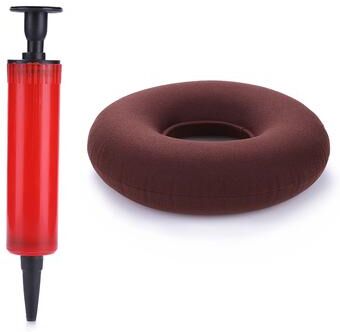 Uplifted Trends Tailbone Relief Cushion Donut Seat Cushion For Office Chair Pressure Relief Pillow coffee