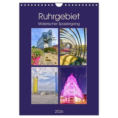 Ruhrgebiet - Malerischer Spaziergang (Wandkalender 2026 DIN A4 hoch), CALVENDO Monatskalender