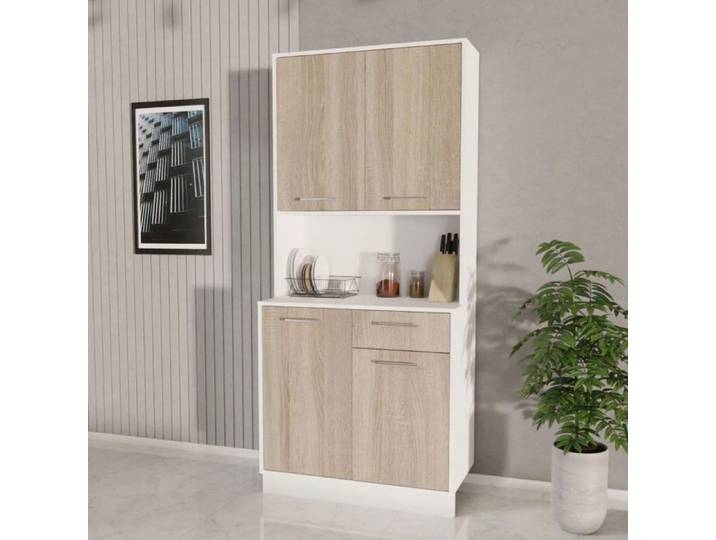 Buffet haaus Oma Chêne Sonoma/Blanc L 84 cm