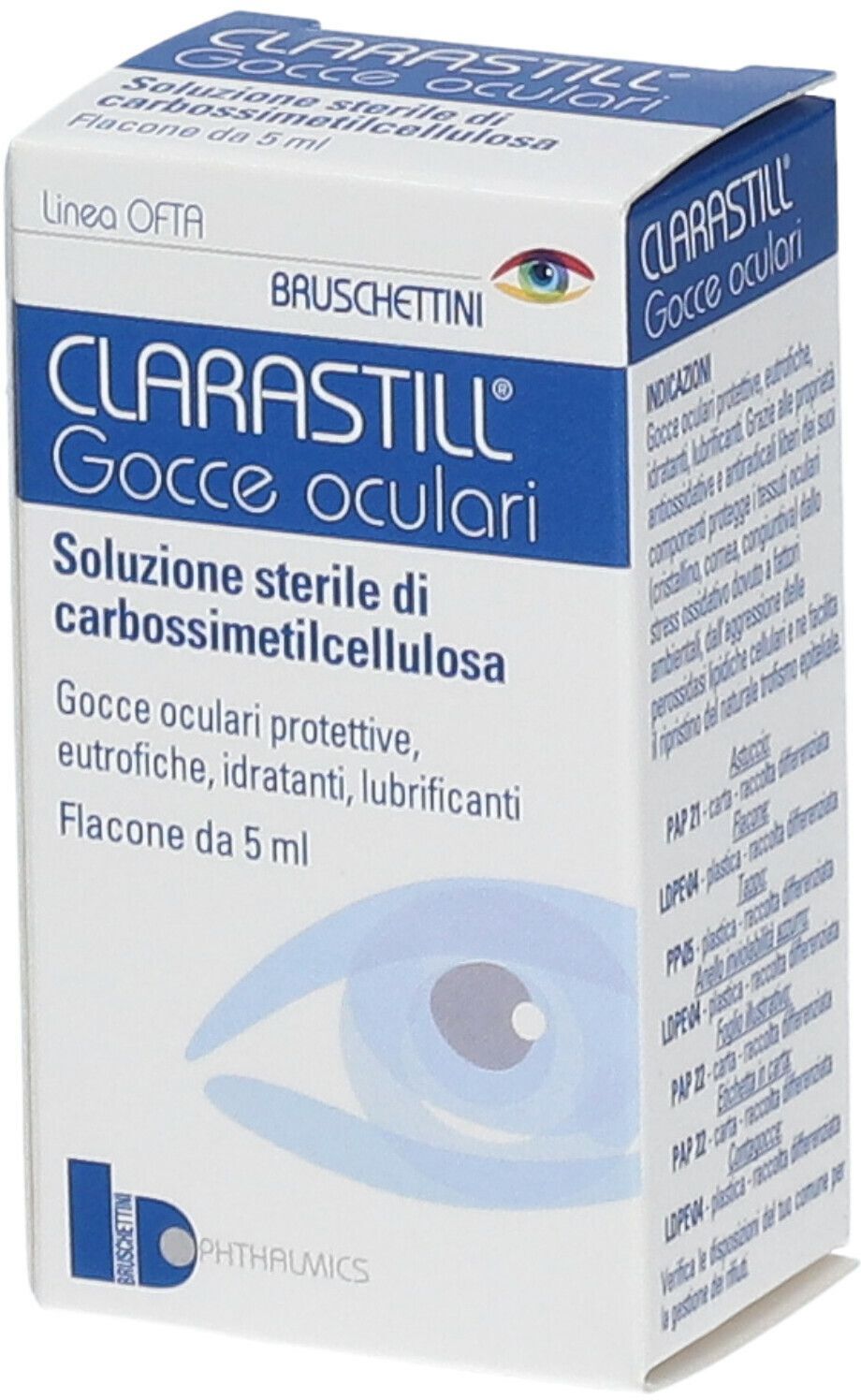 GIULIANI SpA Bruschettini, Clarastill Gocce Oculari, 5 ml