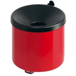 ReinigungsBerater, Aschenbecher, Wandaschenbecher selbstlöschend rot/schwarz Ascher für Wandmontage