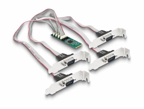 Delock 95269 Serielle/Parallele Steckkarte M.2, RS232 PCIe