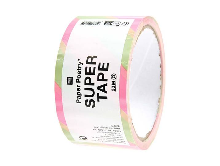 Rico Paketklebeband Pistazie / Neonpink