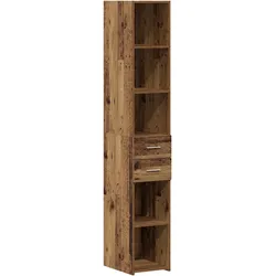 vidaXL Hochboard Alteiche 30x42,5x185 cm Werkstoffholz