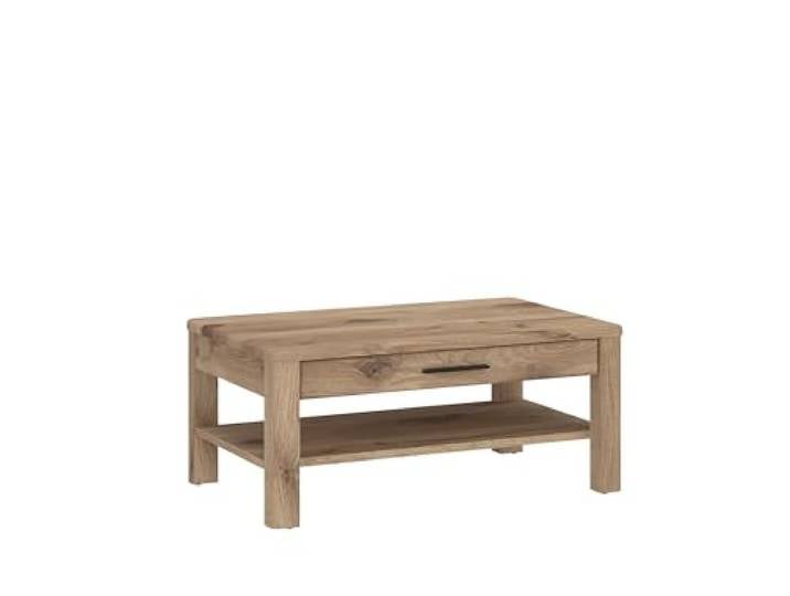 möbelando Couchtisch >Grano< in Viking Eiche Dekor - 100x45,6x75 (BxHxT)