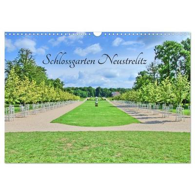 Schlossgarten Neustrelitz (Wandkalender 2027 DIN A3 quer), CALVENDO Monatskalender