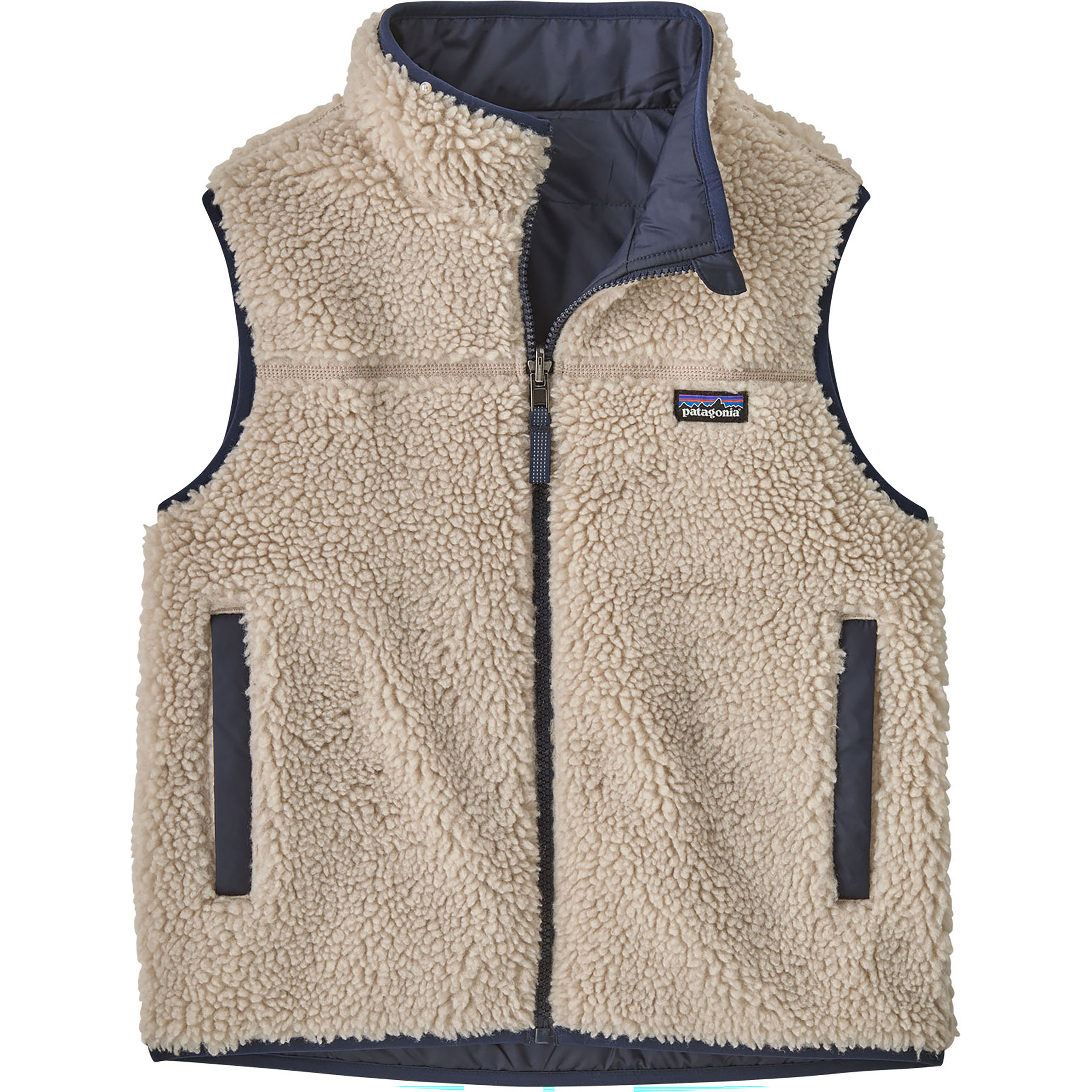 Patagonia K's Reversible Ready Freddy Weste Kinder Isolationswesten blau Größe 148 Lifestyle Wasserabweisend Wasserabweisend