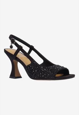 Women's Loredana Slingback Sandal by J. Renee in Black (Size 7 M)