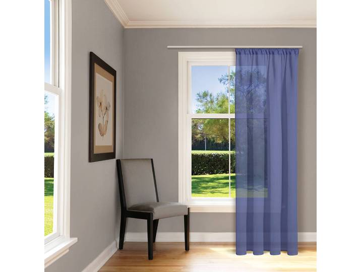 Rideau Lida 140 x 245cm Bleu/Bleu jean