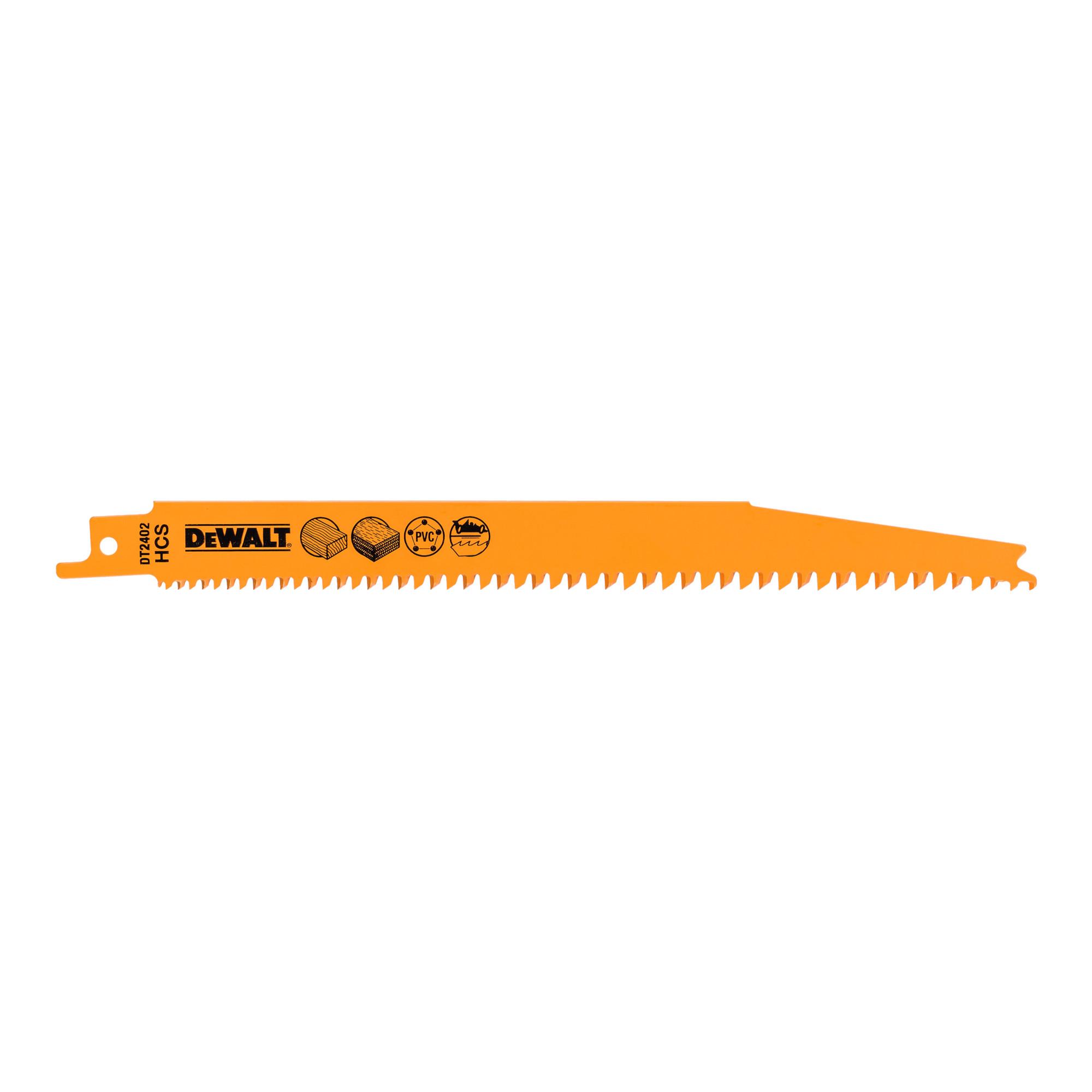DEWALT Säbelsägeblatt HCS Holz 203mm (DT2402-QZ)