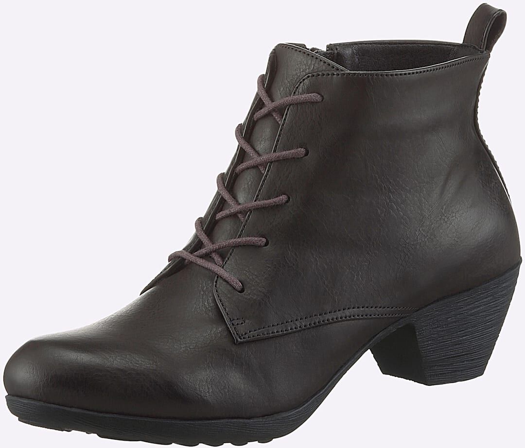 Stiefelette ANDREA CONTI, Damen, Gr. 41, schwarz, Lederimitat, Schuhe Stiefelette schwarz 41