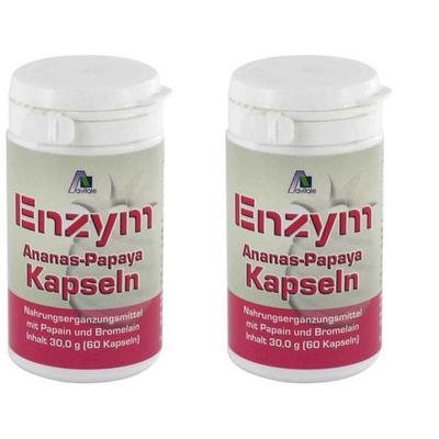 Enzym Ananas Papaya Kapseln 2x 2x60 St