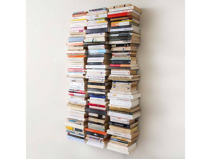 Étagère pour livres - bibliothèque verticale 60 cm - lot de 6 - teebooks