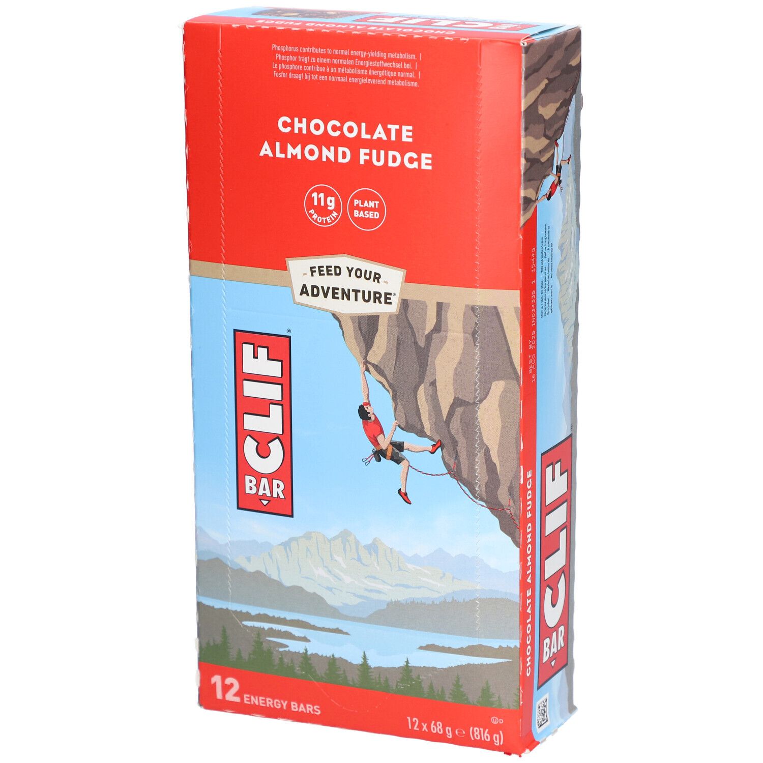 Clif Bar, Chocolate Almond Fudge, Riegel 12x68g 12x68 g