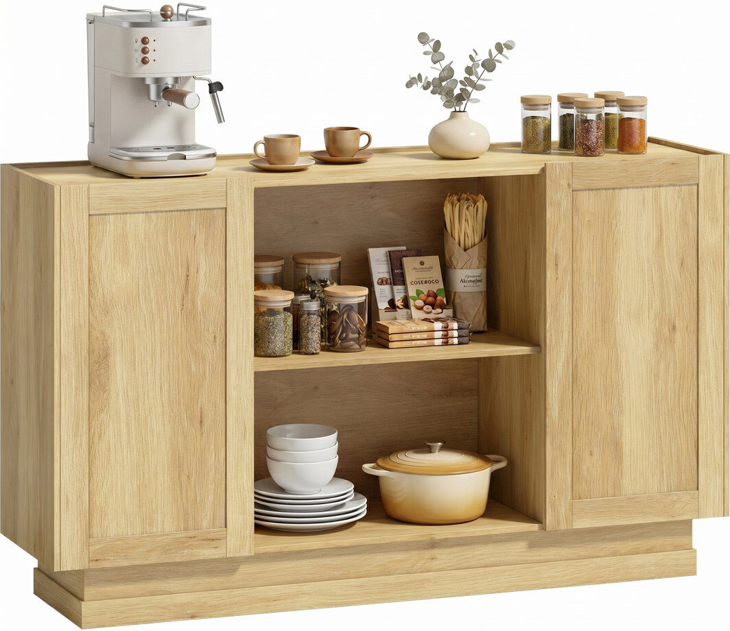 Brambly Cottage 133cm Sideboard Brown 79.7cm H X 133cm W X 35cm D