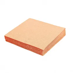 VEPATIM 80x Servietten 33 x 33 cm 1/4-Falz 3-lagig apricot
