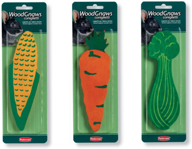 Padovan Giocattolo Per Coniglietti Wood Gnaws 1 PZ