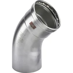Viega Bogen TEMPONOX XL 1726.1XL IxA, 76,1mm, 45 Grad, Stahl nichtrostend