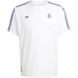 adidas Real Madrid Icon Funktionsshirt Herren | Gr. XL | weiß - weiß