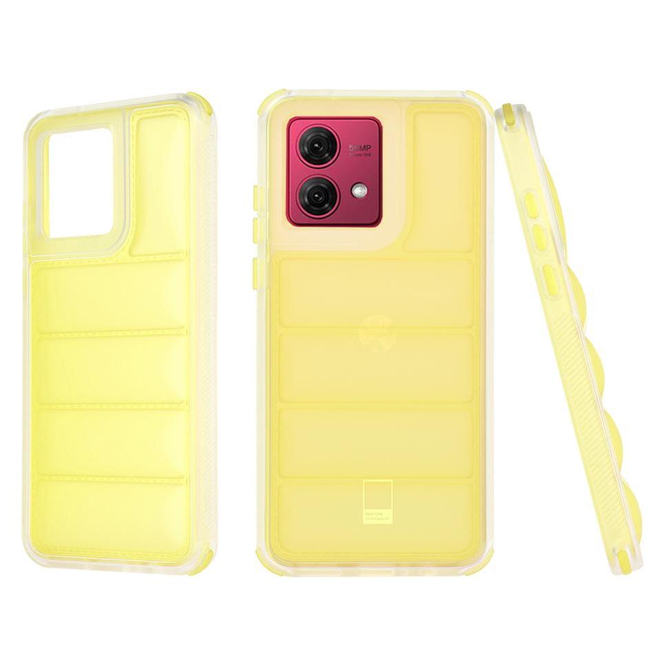 Techsuit - Wave Shield - Motorola Moto G84 - Yellow (Motorola Moto G84) (56351780)