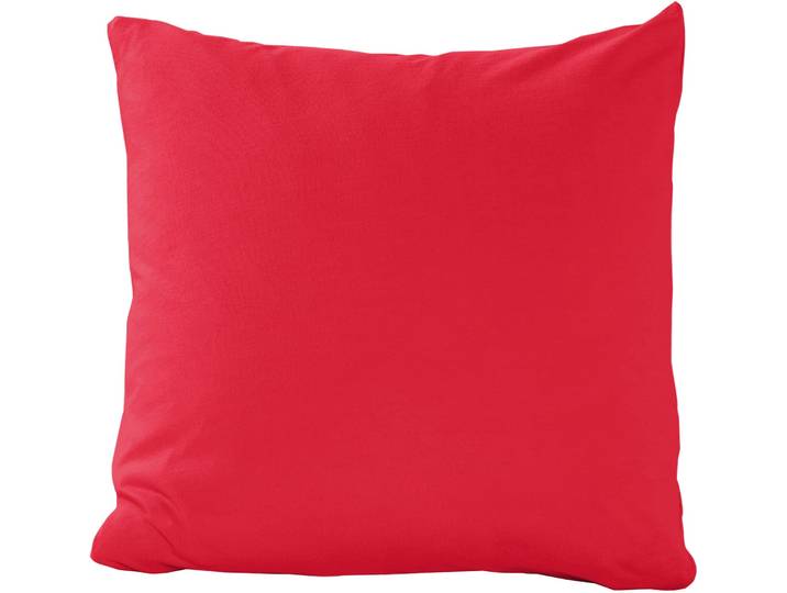 Kissenbezug PRIMERA Primera Mako-Feinjersey Kissenbezug im Doppelpack , rot, B:40cm L:40cm, Feinjersey, Obermaterial: 100% Baumwolle, Kissenbezüge, Kissenbezug, In vielen Uni-Tönen