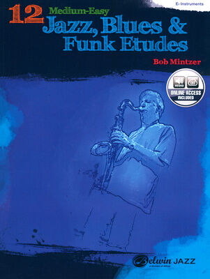 Alfred Music Publishing 12 Medium Jazz Etudes Eb