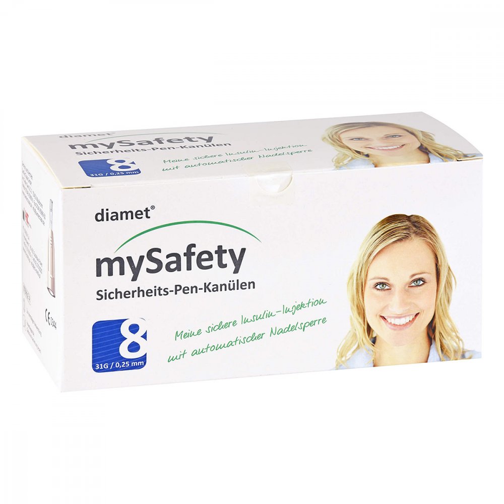 SanTecTrade GmbH Diamet mySafety Sicherheits-pen Kanüle 31 G 0,25x8 mm 11032428