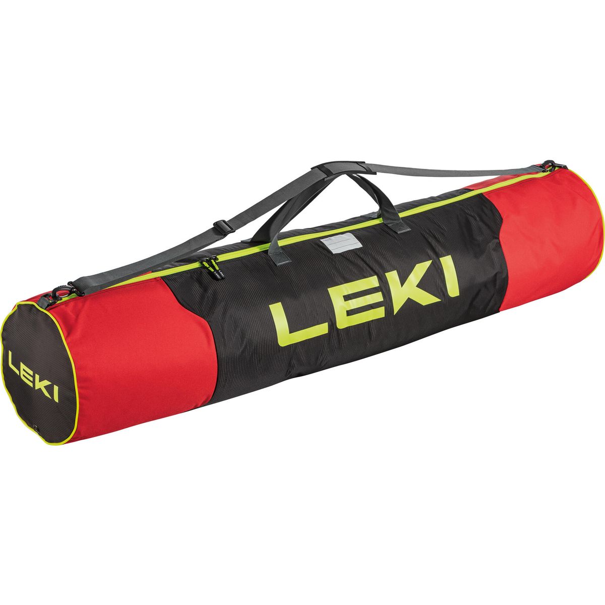 LEKI Pole Bag bright red-black-neonyellow 140 cm 360531006