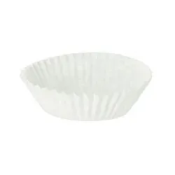 Papstar 1000 Backförmchen rund Ø 3,5 cm · 1,9 cm weiss