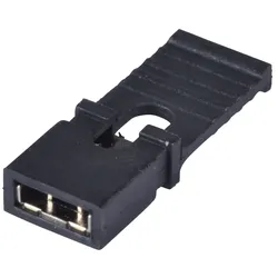 MPE 149-4-002-F0 - Jumper 2,54 mm, geschlossen mit Griff, schwarz