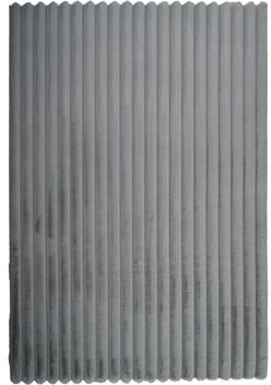 MDA Rugs Madrid Collection Ultra Soft Ribbed Faux Fur Area Rug