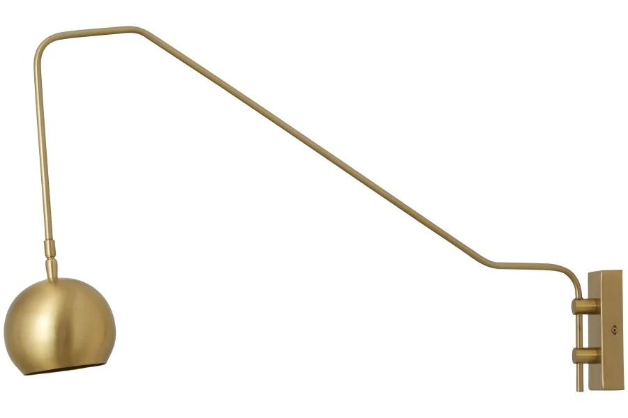 Nordal Athene wandlamp - goud