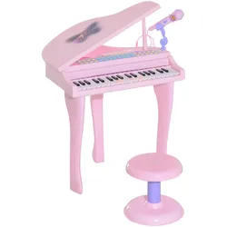 KINDER Klavier Piano Keyboard Musikinstrument MP3 USB 37 Tasten mit Hocker
