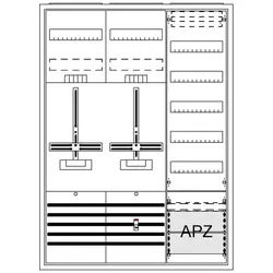 Striebel & John DA37CG Komplettschrank, Aufputz, Dreipunkt, A37 2Z1V5A2 2CPX054287R9999