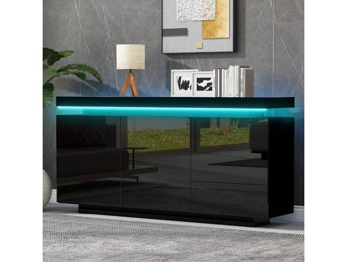 Meuble buffet moderne pour salon, buffet, armoire autoportante, commode, highboard, coiffeuse, meuble avec