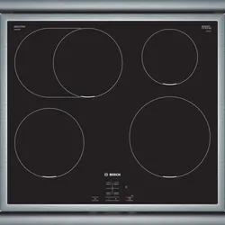 Bosch Serie  4, Induktionskochfeld, 60 cm, herdgesteuert, Schwarz, Mit Rahmen aufliegend NIF645CB5E