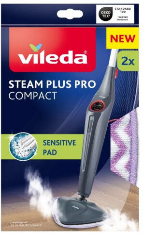 VILEDA STEAM PLUS PRO Sensitive Housse de rechange 2 pcs 180855