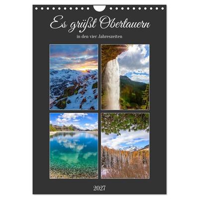 Es grüßt Obertauern (Wandkalender 2027 DIN A4 hoch), CALVENDO Monatskalender