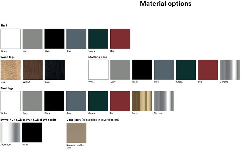 Normann Copenhagen Stuhl (grau, Eiche, Kunststoff) grau   Eiche   Kunststoff