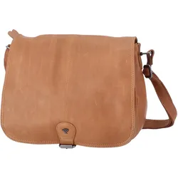 The Skandinavian Brand Leder Umhängetasche - Cognac