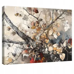 LEINWANDBILD Abstrakt Baum Modern Wohnzimmer 120x80