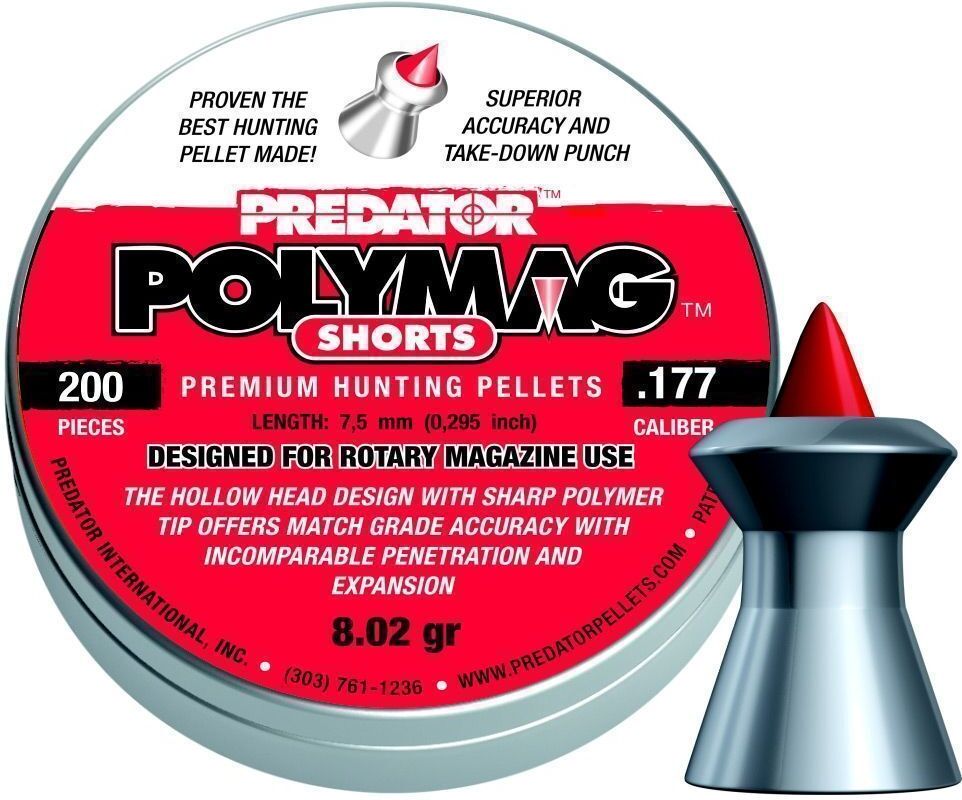 JSB Predator Polymag Shorts, 4,50mm - 0,520g